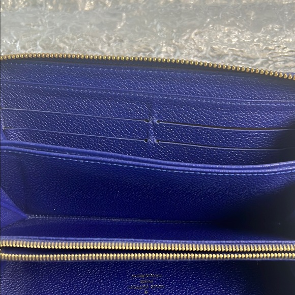 Louis Vuitton Navy Blue Empriente Zipper Long Wallet - Picture 13 of 15